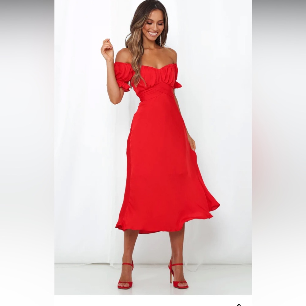Hello molly Sky Child Maci Red dress